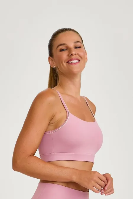 TOP PRO COSTAS REPIRAVEIS  ROSA QUARTZO  