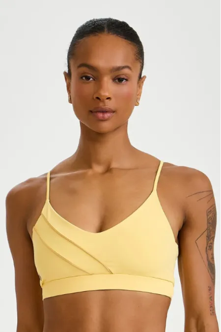 TOP NY ALÇAS FINAS  AMARELO POLEN  