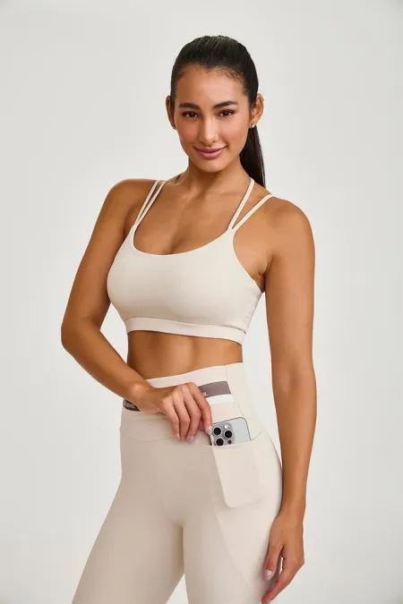 TOP PRO ALÇAS DUPLAS OFF WHITE