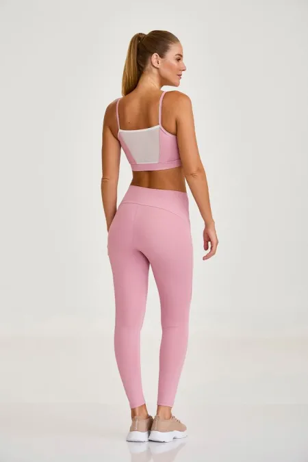 LEGGING PRO COS INVISIVEL  ROSA QUARTZO  