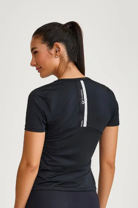  BLUSA BLOCKSUN DRY COM  ELÁSTICO PRETO